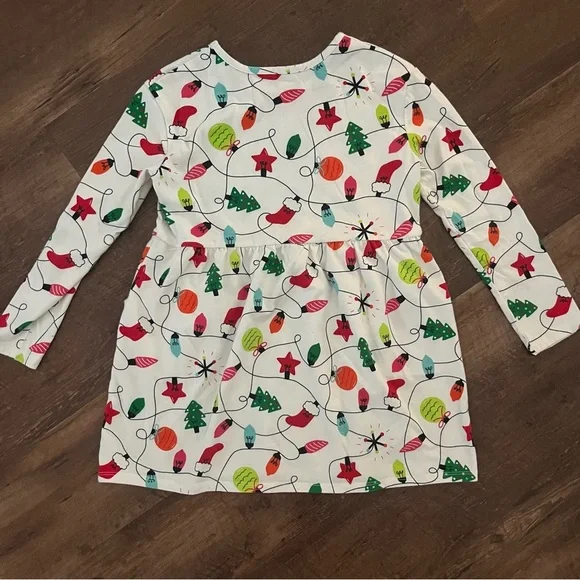 Cat & Jack Colorful Holiday Dress - Picture 3 of 3